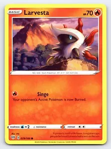 Larvesta 029/189 Common Darkness Flamme Pokémon-Karte - Neuwertig - Bild 1 von 5