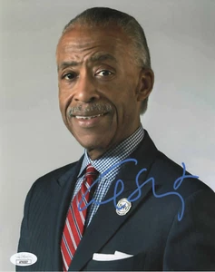 Al Sharpton Signed 8x10 Photo w/ JSA COA #AT63227 Reverend - Picture 1 of 2