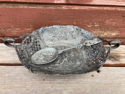 复古德比国际银碗和勺子 HOLLAND TAVERN 饮料场景 — 第 1/4 张图片