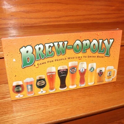 new sealed Monopoly Brew-Opoly Board Game Brewery Beer Made in USA Gift Fun !! - Image 1 of 4