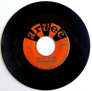 THE MARATHONS - Peanut Butter / Talkin' Trash - Vinyl 45rpm 1961 Arvee A 5027 - Imagen 1 de 4