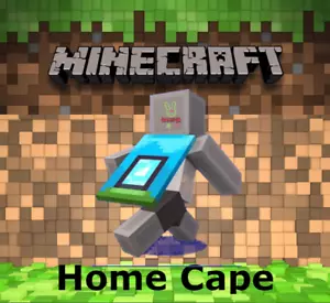 MINECRAFT - Home Cape - Twitch Drops - MINECRAFT PELÍCULA ARTÍCULO RARO - Imagen 1 de 1