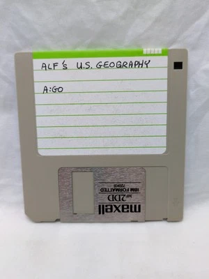 Alf's U.S. Geography Floppy Disk 3.5" - Image 1 of 4
