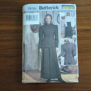 NEW Butterick 3836 Misses Petite Historical Costume Size 12-16 UNCUT - Picture 1 of 2
