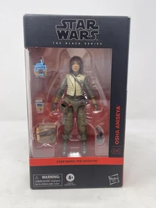 Hasbro Star Wars Modellino "Osha Aniseya" Serie Nera Acolyte 01 - 6" - Foto 1 di 3