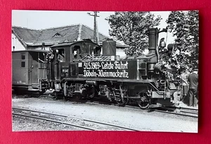 Foto ferrovia RDT ferrovia piccola locomotiva a vapore BR 99 542 Döbel Kleinmöckritz (165269 - Foto 1 di 2