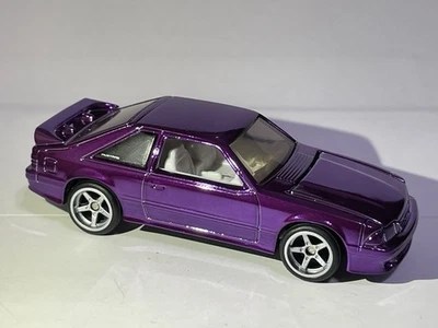 Hot Wheels  1993 Ford Mustang Cobra R SPECTRAFLAME Purple 😈😈 - CUSTOM MADE - Image 1 of 4