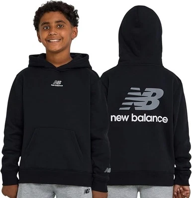 Sudadera con Capucha New Balance Boys - Pullover Clásico Premium Cómodo Mezcla de Algodón Polar Foto 1 de 2