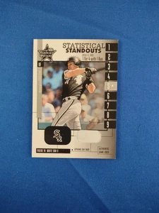 2001 Leaf Rookies and Stars Maggilio Ordonez Statistical Standouts Base Relic - Picture 1 of 2