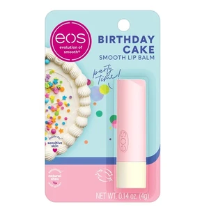 eos Natural Shea Lip Balm, Birthday Cake Flavor, All-Day Moisture Lip Care, 0.14 - Picture 1 of 7