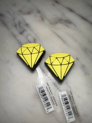 2x Diamante Amarillo • Auténtico Original Jibbitz • Dijes Zapatos Crocs Foto 1 de 2