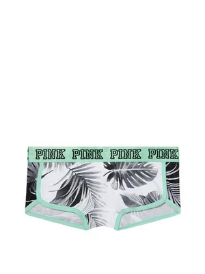 Calcinha masculina logotipo rosa Victoria's Secret verde folha de palmeira - Imagem 1 de 2