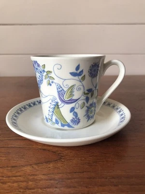 Vintage Figgjo Norway Lotte Turi Design Tea Cup and Saucer Norway 150ml - image 1 of 4