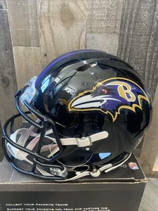 Nuovo casco da calcio Baltimore Ravens Riddell Speed full size autentico - Foto 1 di 5