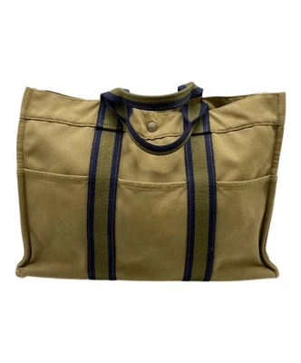 Bolso de Mano HERMES Olive x Azul Marino Foto 1 de 4
