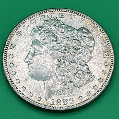 1883-S Morgan Silver Dollar- Absolutely Gorgeous AU+ Better Date!!!!!!!! - Image 1 of 4