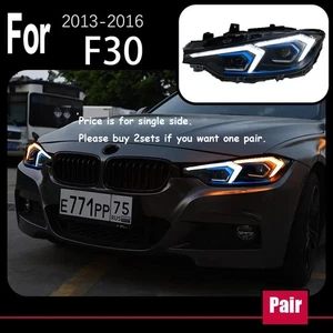 Headlights For BMW 3 Series F30 F31 13-19 LCI Laser Style DRL Projector Facelift - Picture 1 of 11