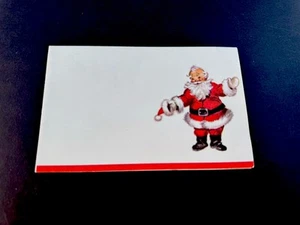 1 biglietto di auguri di Natale vintage Rust Craft di Marjorie Cooper Babbo Natale che ondeggia con cappello spento - Foto 1 di 3