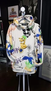 No Boundaries All Gender Oversized Hoodie Sweatshirt Herren L Grafikdruck - Bild 1 von 14