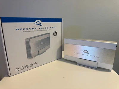 Set of 2 - OWC 3TB Mercury Elite Pro HDD External Storage Hard Drives - Low Use! - Image 1 of 4