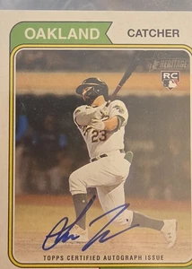 Topps Heritage 2023 - Autógrafos reales Shea Langeliers #ROA-SL (AU, RC) - Imagen 1 de 3