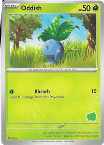 Oddish My First Battle (Grey Border/Bulbasaur Stamp) NM - Bild 1 von 2