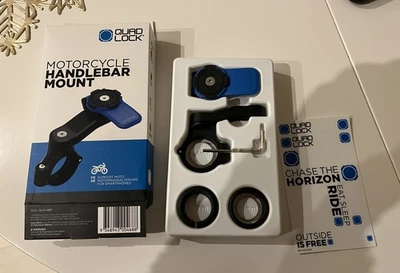 Quad Lock Motorrad Motorrad Lenkerhalterung mit Box - Bild 1 von 2