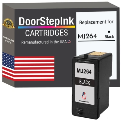 DoorStepInk Compatible Ink Cartridges for Dell Series 8 MJ264 BK-USA - Image 1 of 4