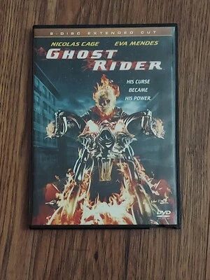 Ghost Rider (DVD, 2007) 2-Disc Set Extended Cut Nicolas Cage Eva Mendes - Image 1 of 3
