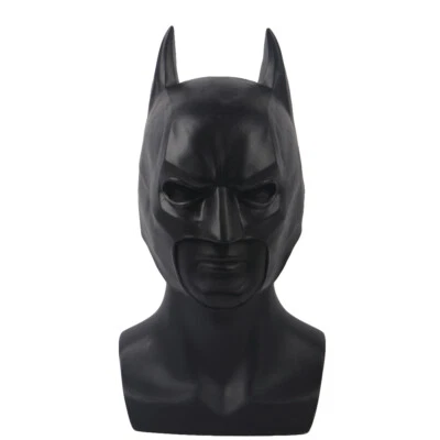 2022 Movie The Batman Mask Cosplay Superhero Bruce Wayne Half Face Latex Props - Image 1 of 4