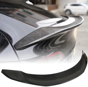 Se adapta al alerón trasero maletero trasero tapa grande labio ala de fibra de carbono real para Tesla Model Y 2019UP - Imagen 1 de 13