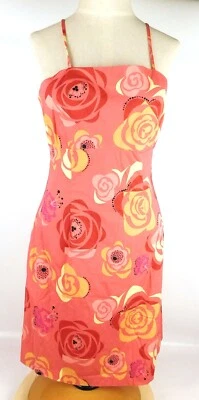 Vestido Floral Fossil Con Tirantes Talla 8 Mezcla Algodón Foto 1 de 4