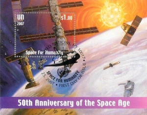 2. United Nations UN New York 2007 The 50th Anniversary of Space Exploration - Picture 1 of 2