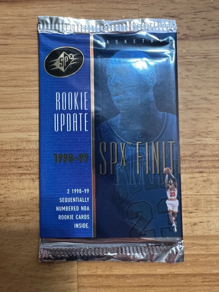 1998-99 SPx FINITE Basketball Rookie Update Factory Sealed Pack - Image 1 of 2