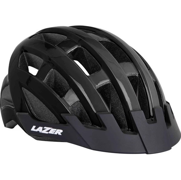 Lazer Authentic Men's Compact Cycling Black Helmet