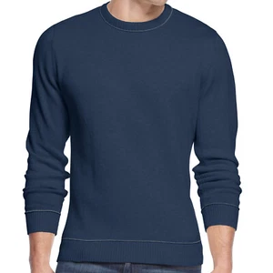 Club Room Mens Solid Tipped Cotton Crewneck Sweater (4XLT, Shark Eye Heather)$87 - Picture 1 of 6