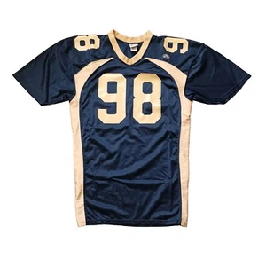Vintage Rawlings Football Jersey Mens Extra Large Blue #89 Adult Mesh USA - Picture 1 of 18
