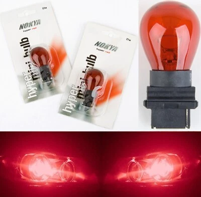 Nokya 3156 Nok6271 27W Rojo Dos Bombillas Luz de Freno Repuesto Lámpara de Stock Ajuste Foto 1 de 4
