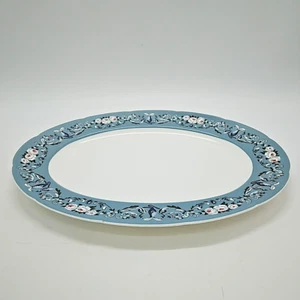 Vintage Wedgwood Ralph Lauren "Annalia" Bone China Oval Serving Platter 15.25" - Picture 1 of 15