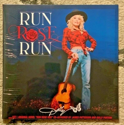 Dolly Parton Run Rose Run Limited Edition Red Marble Vinyl  - Image 1 of 3