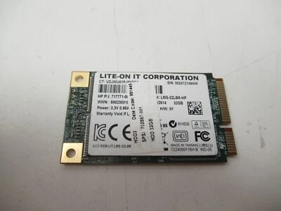 LITE-ON Thin  32GB Solid State Drive LMS-32L6M-HP/ 717771-001 - Image 1 of 3