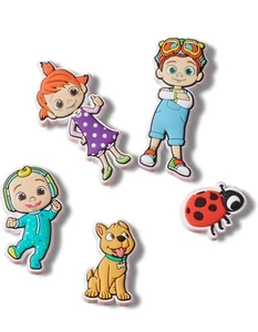 Uniquely You Crocs Jibbitz Charms CoComelon 5 pack - Picture 1 of 7