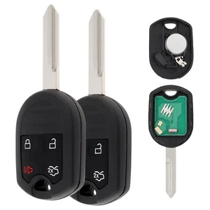 2 Pcs 4D 63 80Bit CHIP 315MHz 4 Buttons CWTWB1U793 Car Key Remote Fit for Ford - Picture 1 of 11