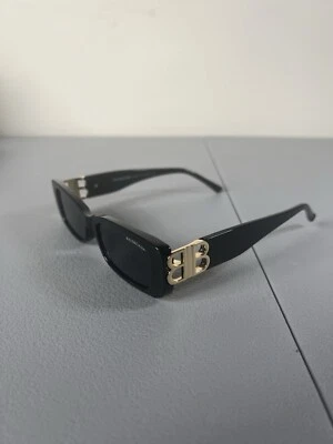 Gafas de sol para mujer Balenciaga BB0096S - negras y doradas - envío gratuito + devoluciones ✅ Foto 1 de 4
