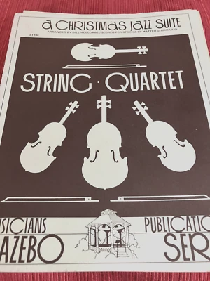 Christmas Jazz Suite(arr. Holcombe) String Quartet+Opt. Bass, Score & Parts - Image 1 of 3