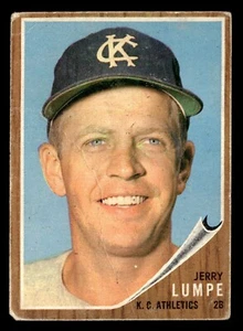 1962 Topps JERRY LUMPE #305 GD Kansas City Athletics - Picture 1 of 2
