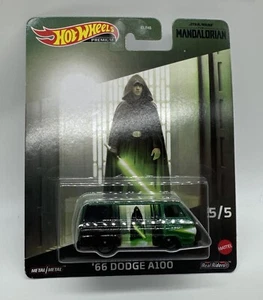 2023 Hot Wheels Pop Culture Star Wars Mandalorian ‘66 Dodge A100 5/5 Green - E1 - Picture 1 of 3