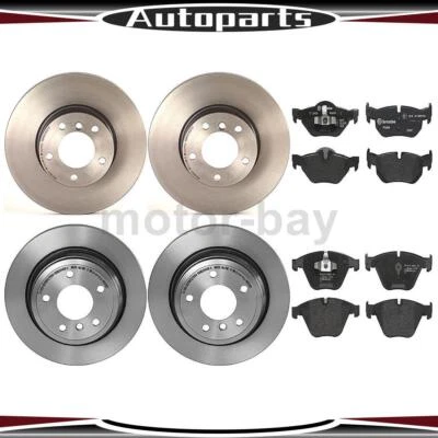 Pastillas de freno delanteras traseras y rotores para BMW X1 2,0 L 2015 2014 2013 Brembo Foto 1 de 4