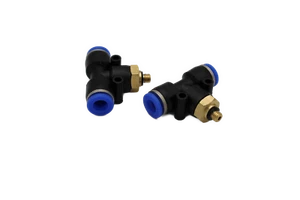 T-Steckanschluss M5 - 6mm, IQS-Standard Pneumatik T-Steckverschraubung - Bild 1 von 1