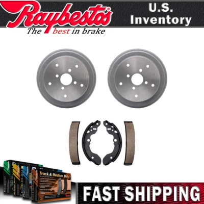 Kit traseiro de tambores e sapatas de freio para Chevrolet Tracker 1991 - Raybestos - Imagem 1 de 4